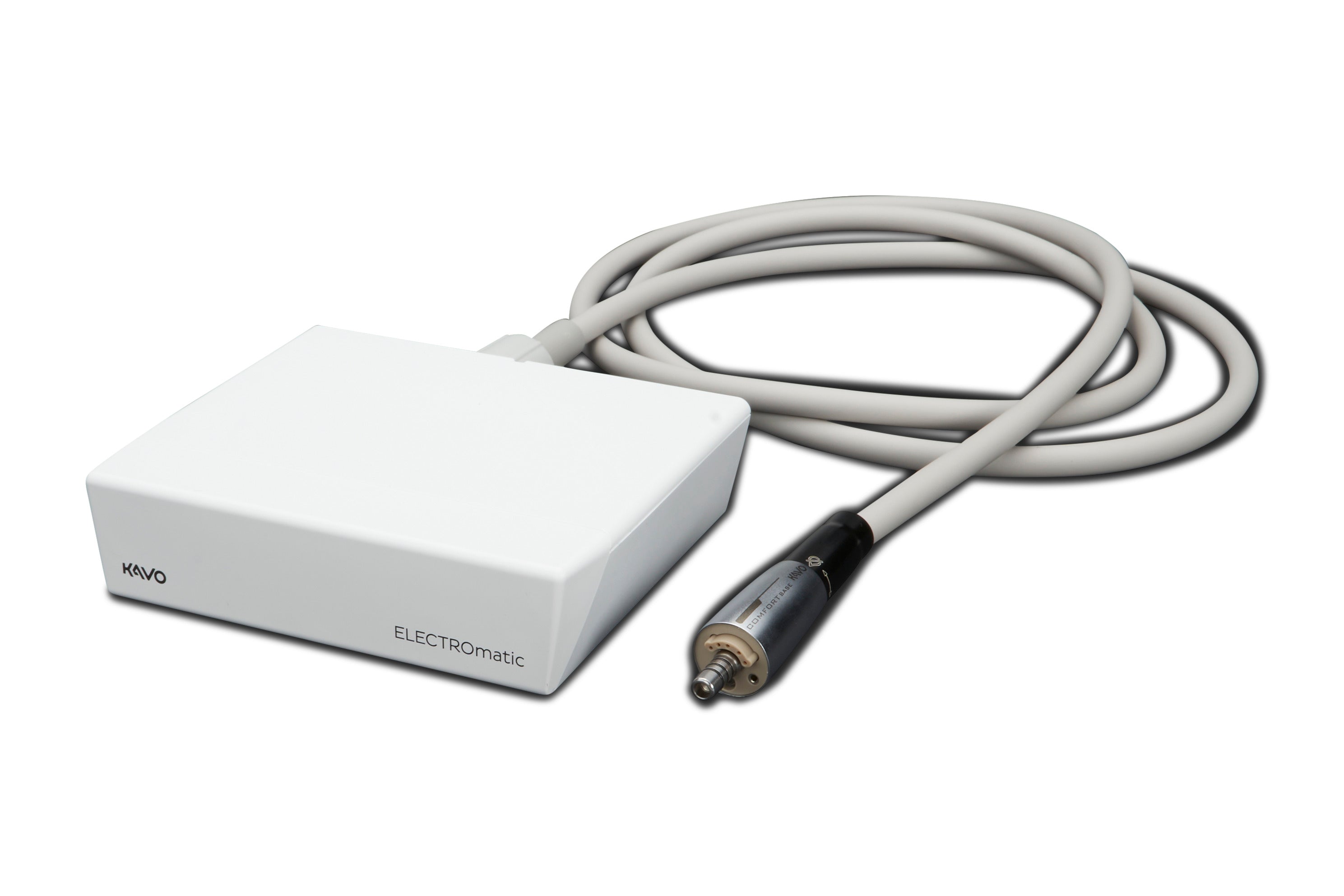 KaVo ELECTROmatic C-L control unit with connecting cable on a white background.