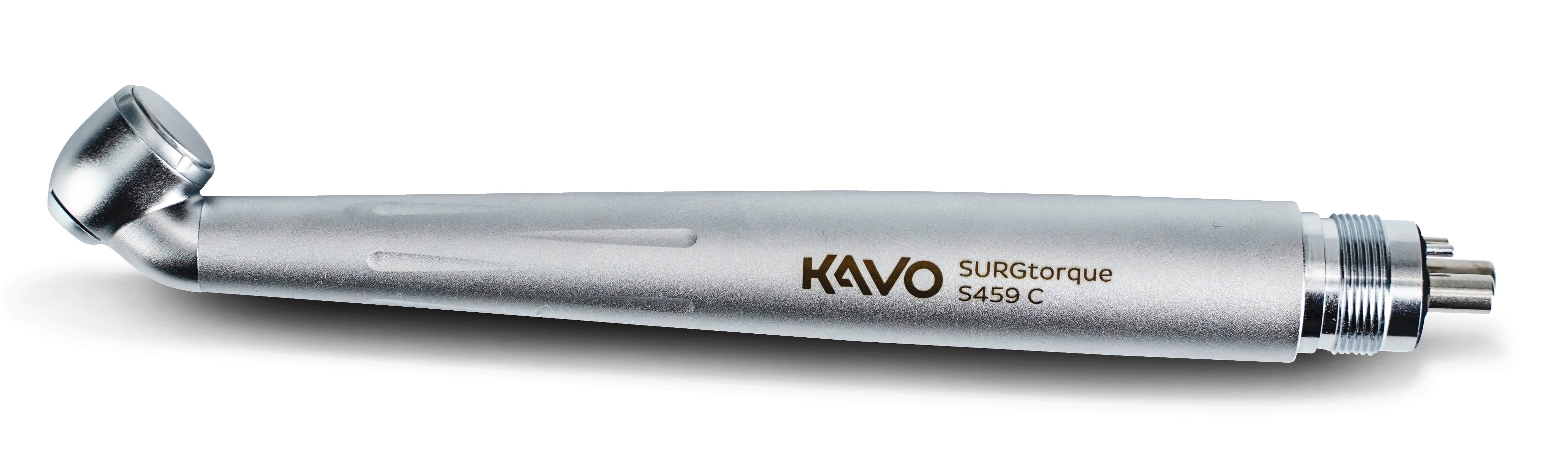Silver KaVo SURGtorque S459 C surgical handpiece on a white background.