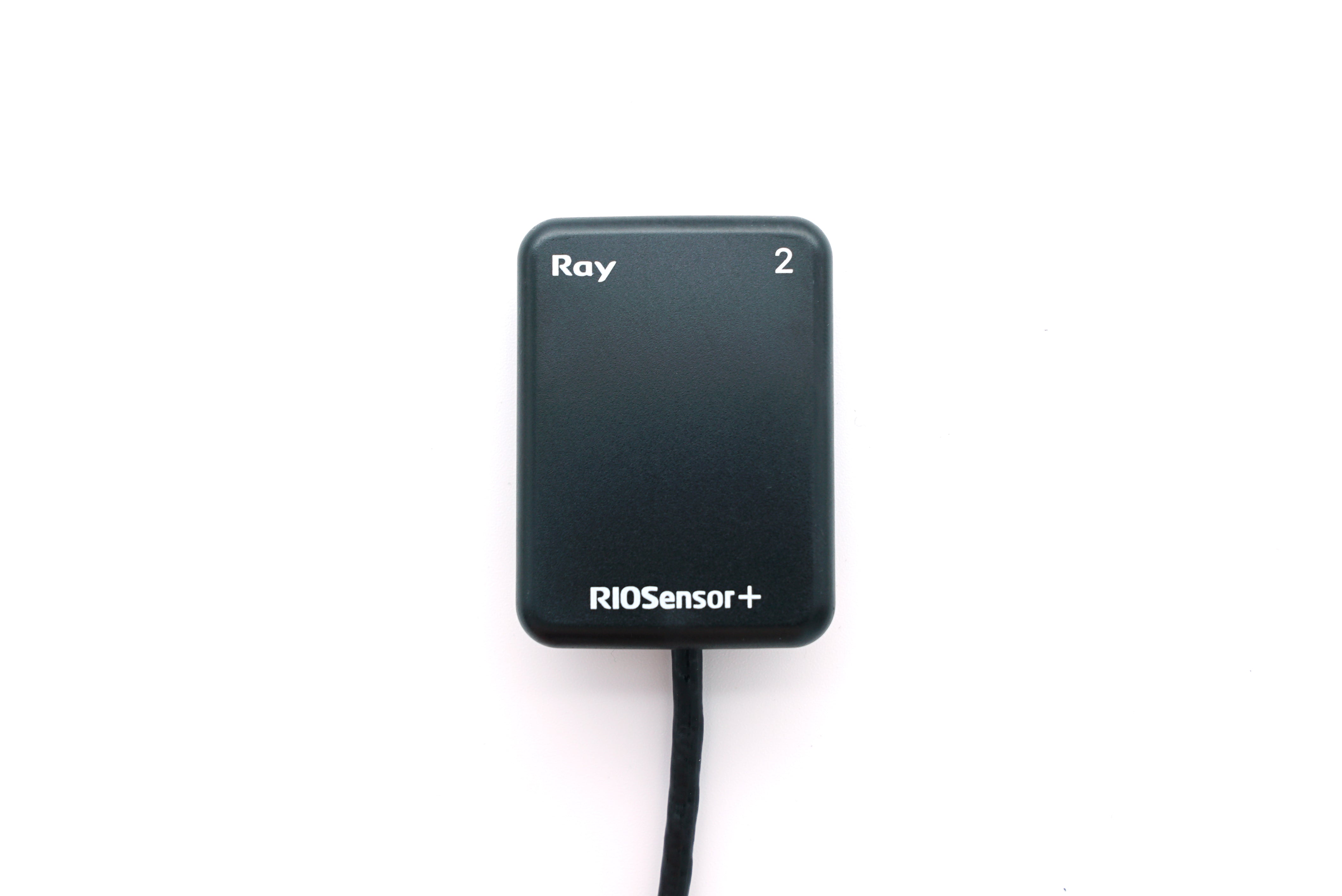 RIOSensor Plus size 2 digital dental sensor with attached cable on a white background.