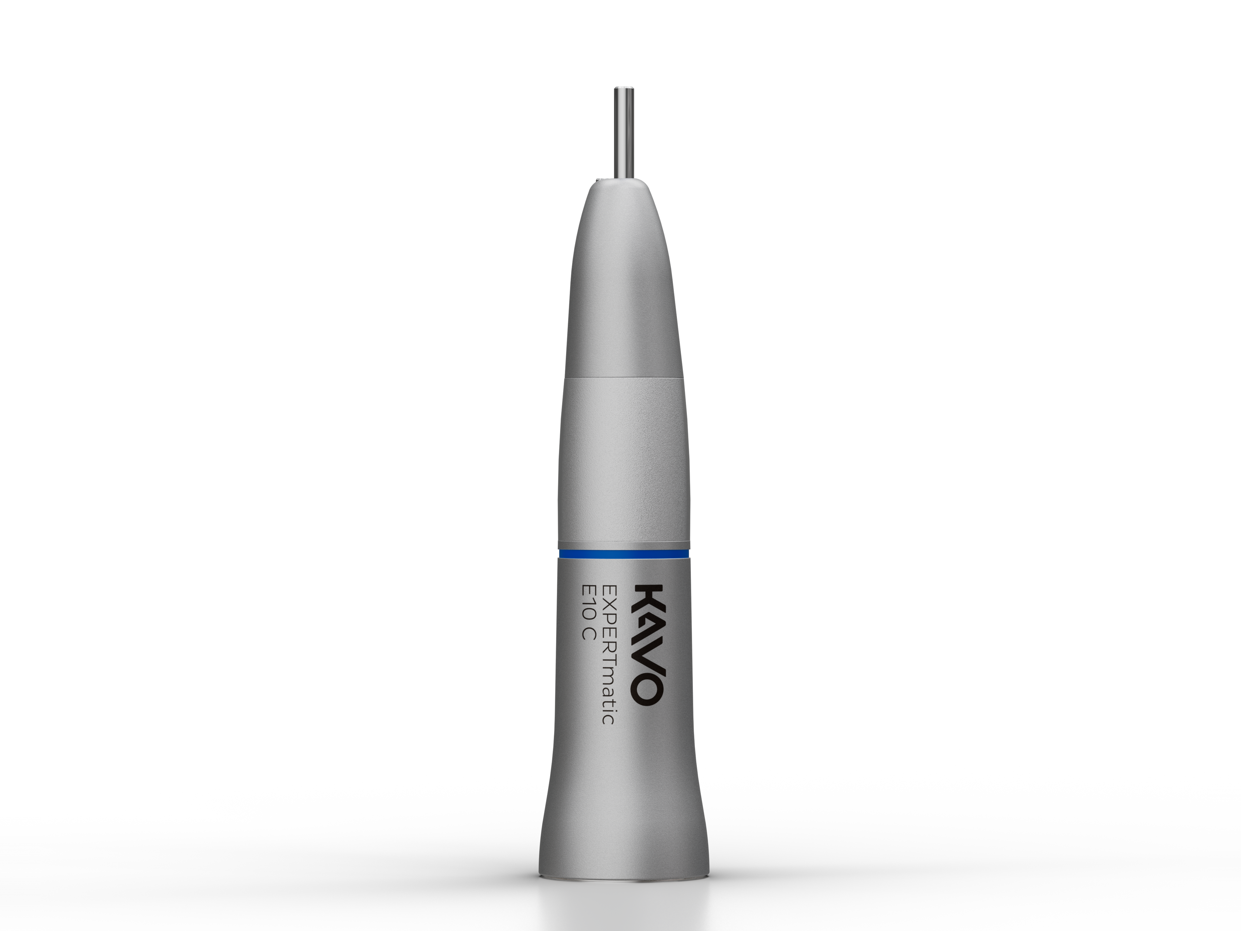 Silver KaVo EXPERTmatic E10 C dental handpiece on a transparent background.