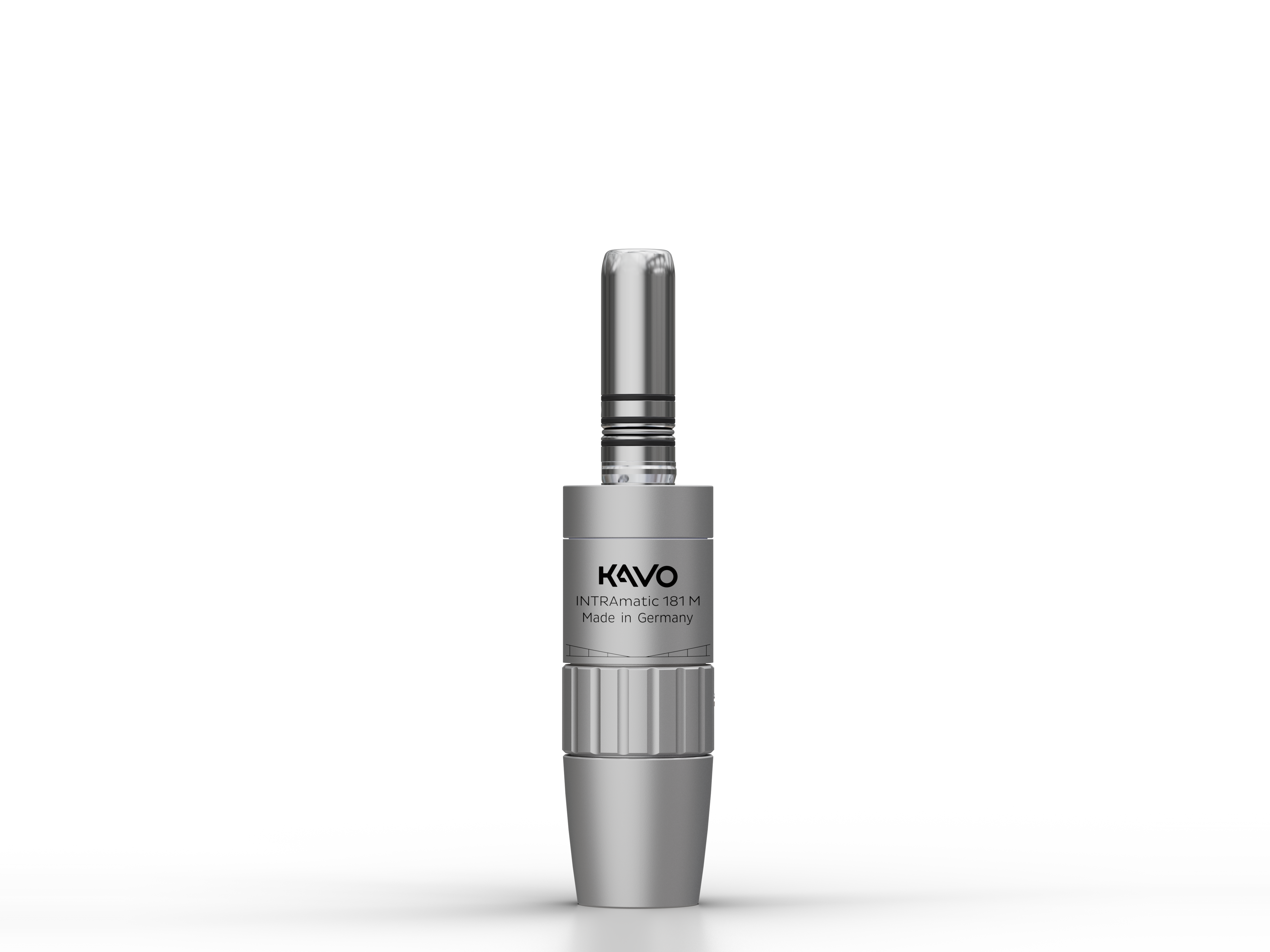 Silver KaVo INTRA MULTIflex 181 M coupling on a transparent background.
