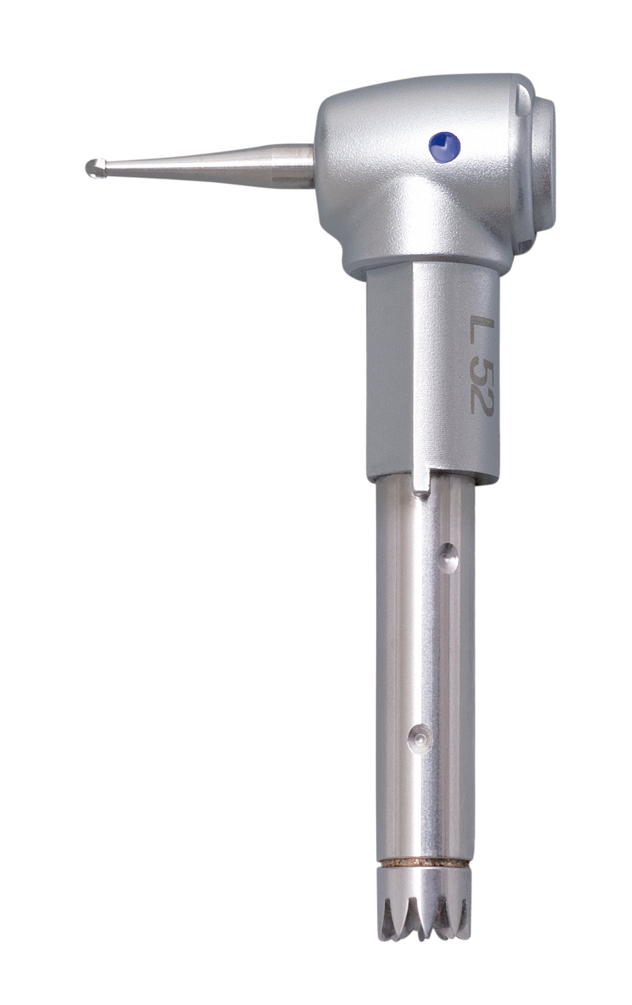 Silver KaVo INTRA Mini Head L52 dental attachment on a transparent background.