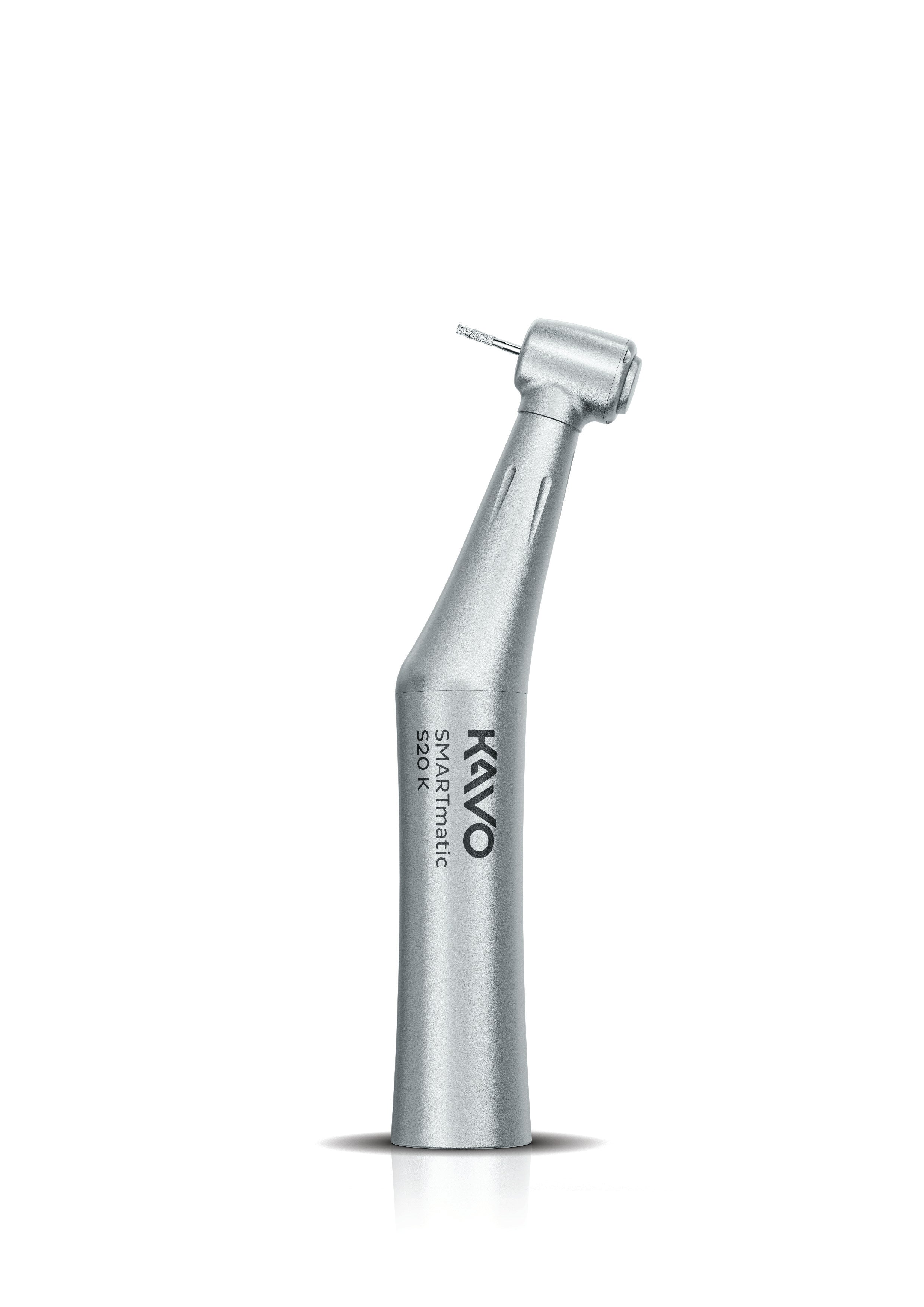 Silver KaVo SMARTmatic S20 K dental handpiece on a transparent background.