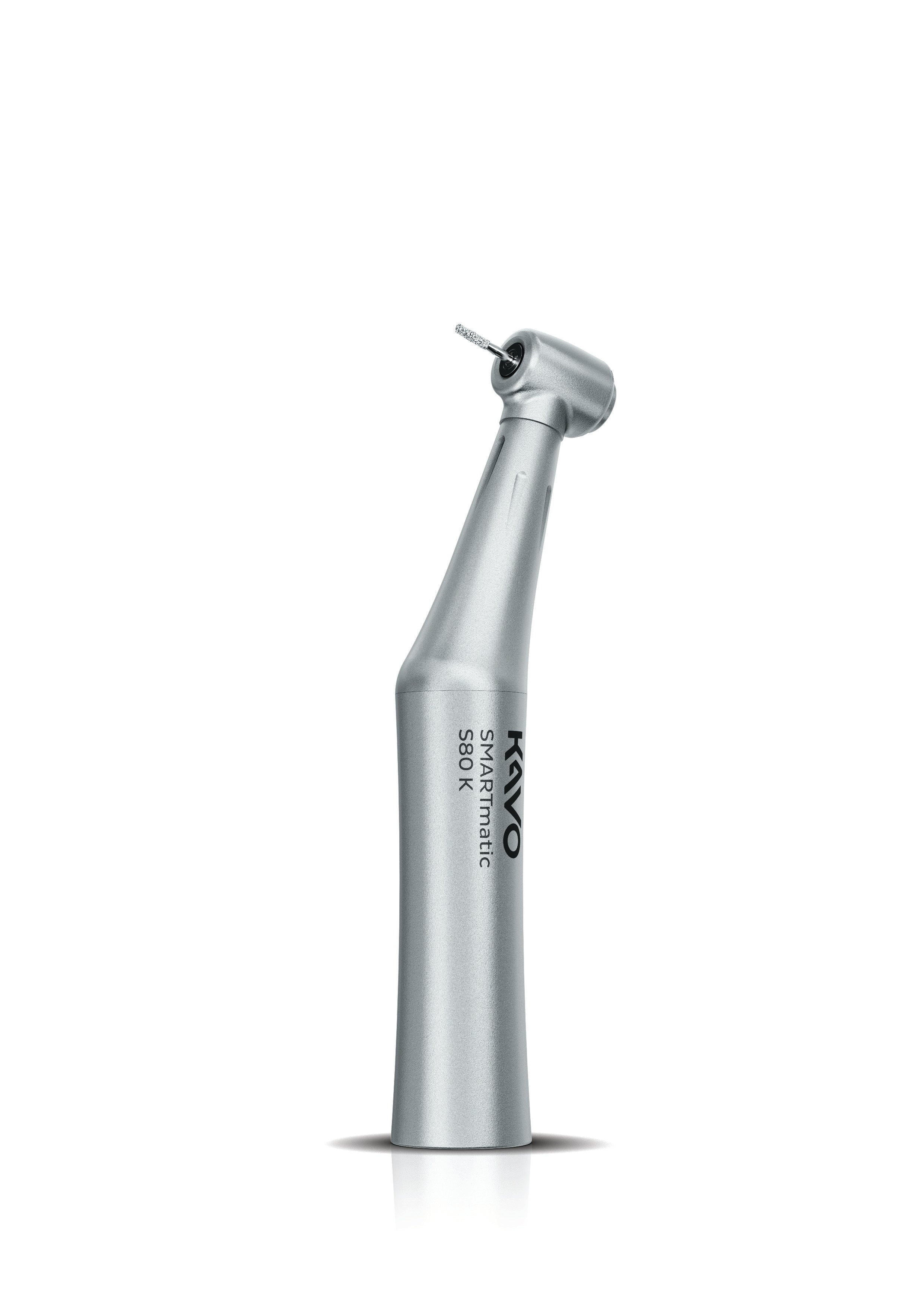 Silver KaVo SMARTmatic S80 K dental handpiece on a transparent background.