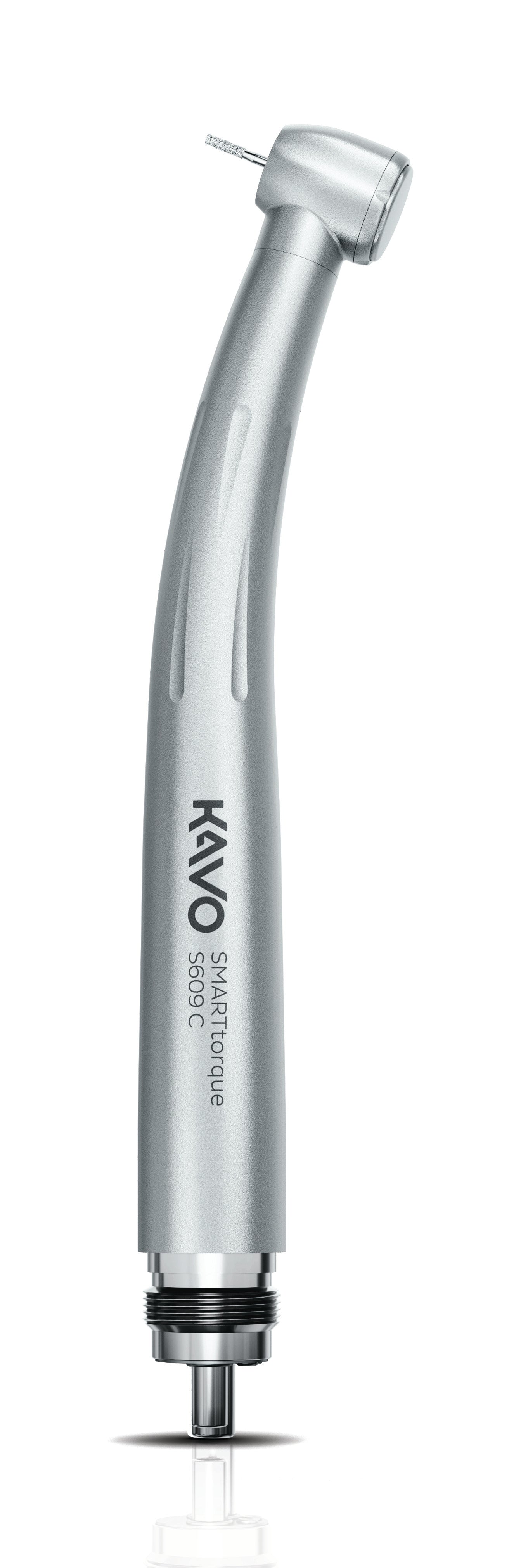 Silver KaVo SMARTtorque S609 C dental handpiece on a transparent background.